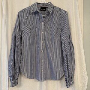 Nanette Lepore Women’s Small Button Down Shirt Preppy